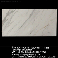 White Veins Engineered Stone floor Tiles 400*800mm