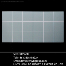 300x600mm light gray green interior ceramic wall tile