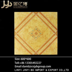 600*600mm Good designs High quality Archaize interior flower ceramic floor tile