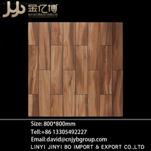 brown wood like glazed porcelain ceramic floor tile