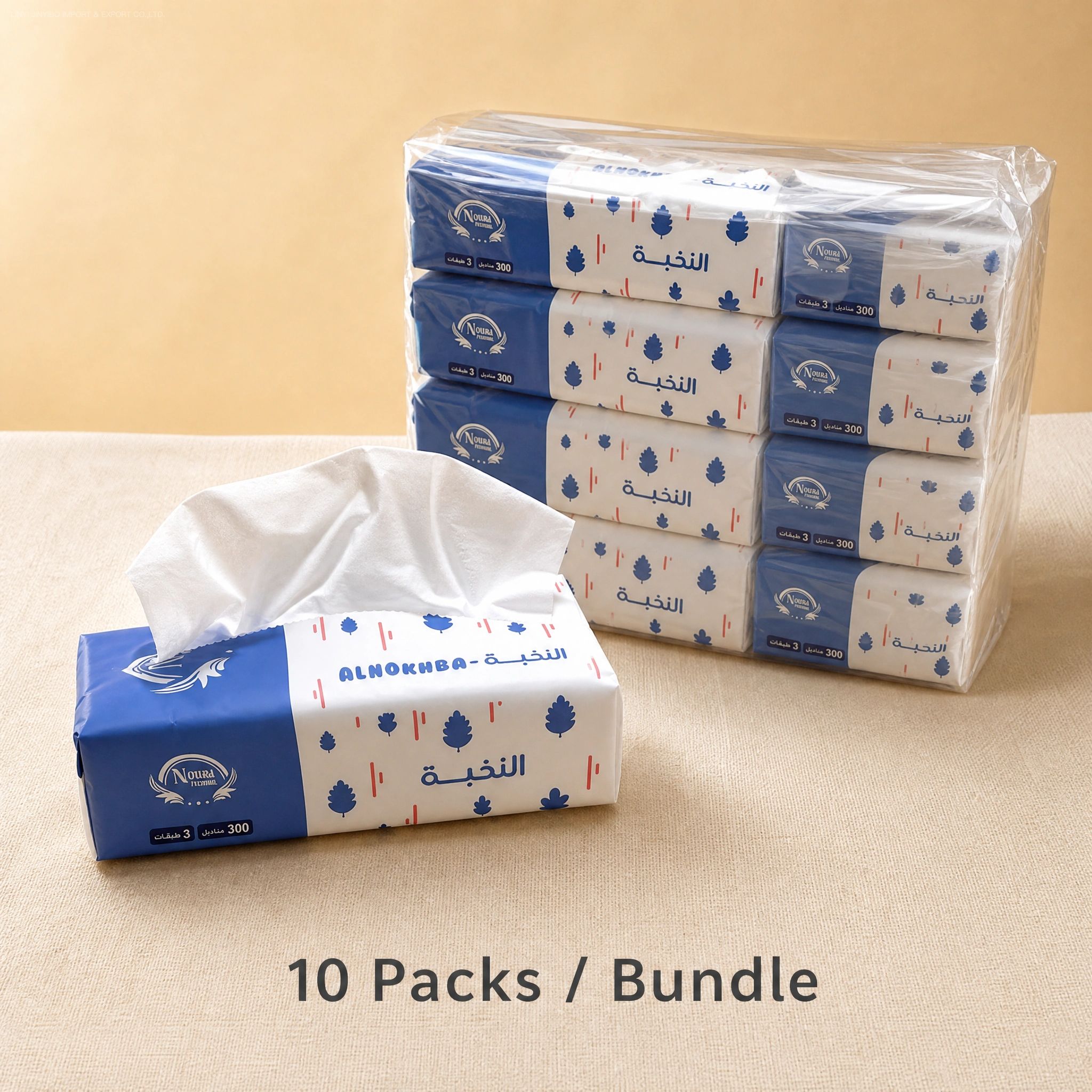 Luxury Customized Soft Facial Tissue Paper for Home Use
