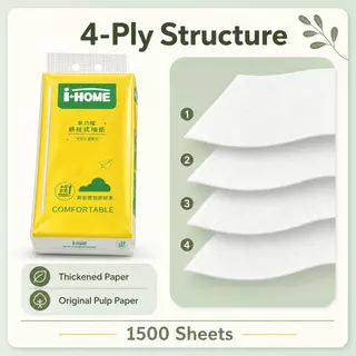 Factory Wholesale Price Customized Virgin Wood Pulp 4ply Wall Hanging Facial Tissue Paper with Big Package